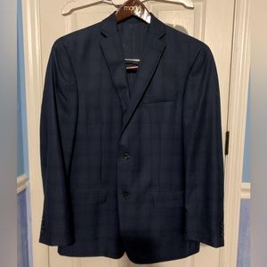 Blue Plaid Men’s Blazer by Michael Kors. Wool blend 38 Regular.